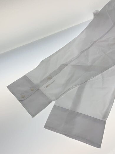 商品画像：長袖シャツ/M/コットン/WHT/無地 4