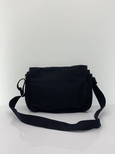 商品画像：ショルダーバッグ/キャンバス/BLK/無地/1517-2073// 3