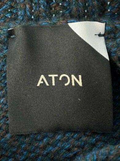 商品画像：ATON/ニット・セーター(厚手)/2/ウール/NVY/無地/6930926 3