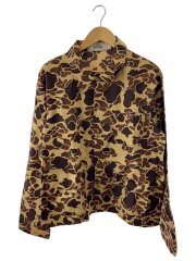 80～90s/長袖シャツ/L/コットン/カモフラ