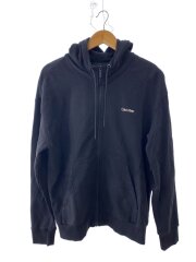 ジップパーカー/S/コットン/BLK/K112446