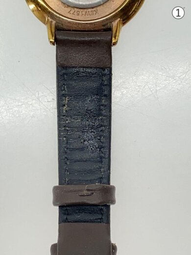 商品画像：クォーツ腕時計/アナログ/NVY/BRW/KSW1577// 6