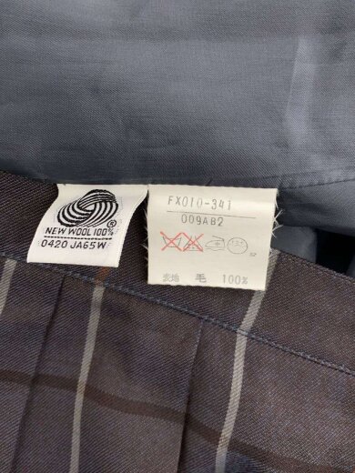 商品画像：スカート/--/ウール/BRW/チェック/FX010-341 5