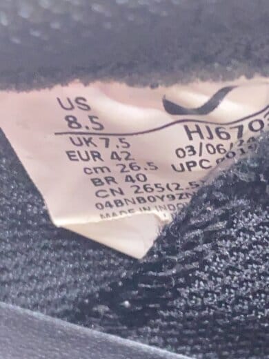 商品画像：ローカットスニーカー_HJ6703-001/26.5cm/BLK 5