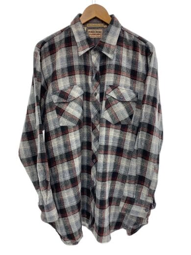 商品画像：PONDEROSA/長袖シャツ/XL/リネン/GRY/チェック 1