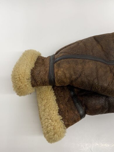 商品画像：POTTER/B-3タイプ/レザージャケット・ブルゾン/M/レザー/BRW 4