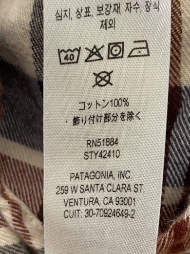 商品画像：ネルシャツ/M/コットン/BEG/チェック/42410FA25// 4