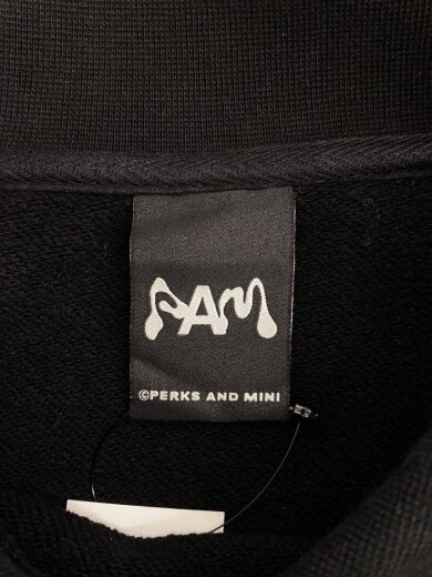 商品画像：25AW/BETWEEN CHAOS COLLARED SWEAT/スウェット/L/コットン/BLK/プリント 3