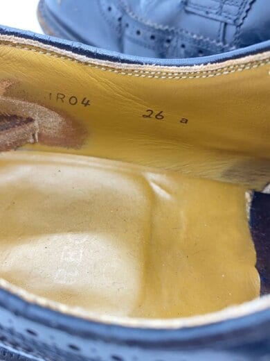 商品画像：ドレスシューズ/26cm/BLK/レザー/ウィングチップ 5