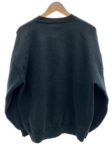商品画像：USA製/90s/前Ｖ/スウェット/XL/コットン/BLK/無地 2