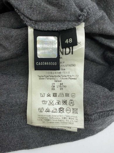 商品画像：Tシャツ/48/コットン/GRY/無地/PR12-16-704 4