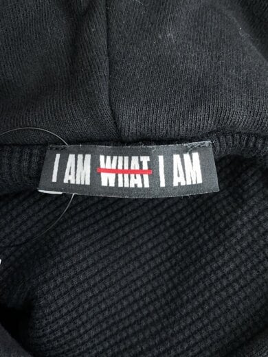 商品画像：i am what i am /ジップパーカー/S/コットン/BLK 3