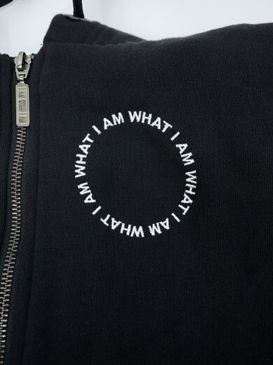 商品画像：i am what i am /ジップパーカー/S/コットン/BLK 6