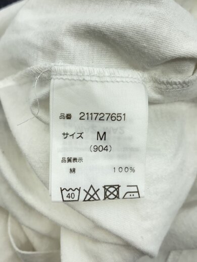 商品画像：Tシャツ/M/コットン/WHT/プリント/211727651 4