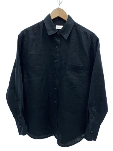 商品画像：長袖シャツ/36/ポリエステル/BLK/無地 1