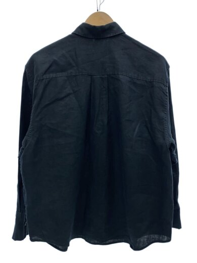 商品画像：長袖シャツ/36/ポリエステル/BLK/無地 2