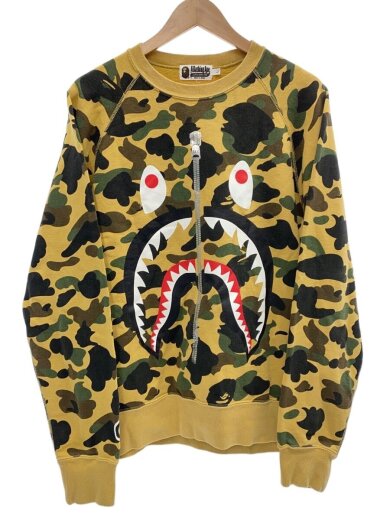 商品画像：CAMO SHARK CREWNECK/スウェット/L/コットン/CML/総柄/001SWG301001X 1