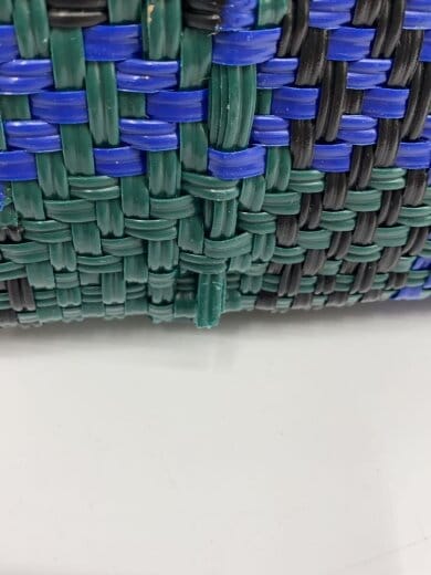 商品画像：カゴバッグ/--/BLU/チェック// 7