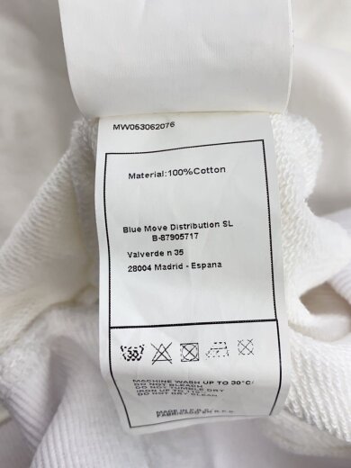 商品画像：MOD WAVE MOVEMENT/スウェット/M/コットン/WHT/MW053062076 5