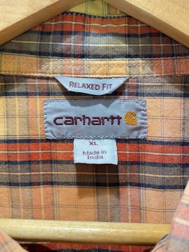 画像：Carhartt半袖シャツ/L/コットン/マルチカラー/チェック/101156　8033