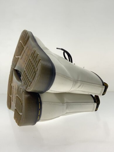 商品画像：8ホール/レースアップブーツ/UK7/WHT/レザー/11822// 4