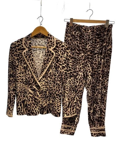 商品画像：セットアップ/M/38/コットン/GRY/レオパード/0371108/0173503 1