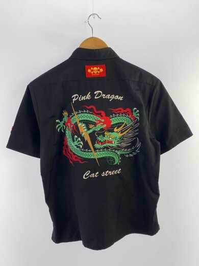 商品画像：PINK DRAGON/半袖シャツ/M/コットン/ブラック 2