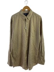 BLAKE/ボタンダウン/長袖シャツ/XXL/コットン/BEG/チェック/BLAKE