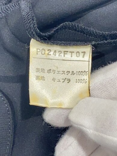 商品画像：リボン/パールボタン/半袖ブラウス/--/ポリエステル/BLK/PO242FT07 5