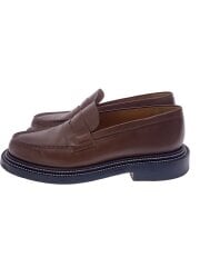 トリプルソールローファー/ボックスカーフ/トゥスチール/6C/BRW/レザー/41-182-385-41