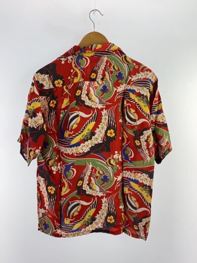 商品画像：LAND OF ALOHA/アロハシャツ/L/レーヨン/レッド/総柄 2