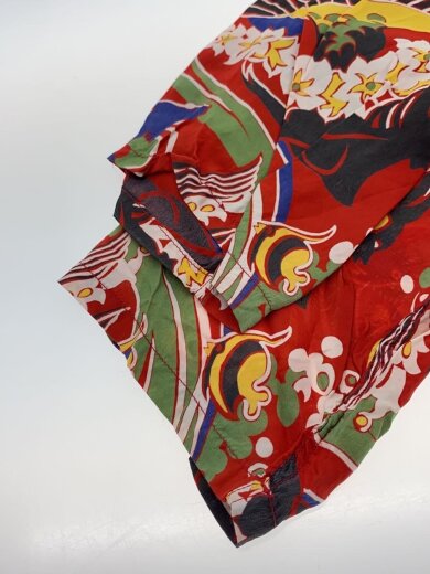 商品画像：LAND OF ALOHA/アロハシャツ/L/レーヨン/レッド/総柄 4