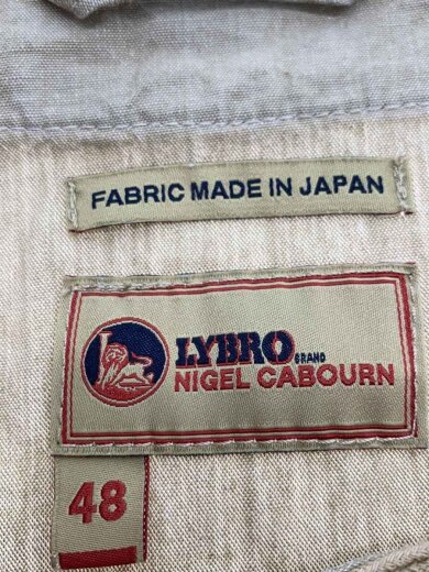 商品画像：LYBRO/S-52 BASEBALL SHIRT/ベースボールシャツ/48/ベージ/8046-13-11000 3