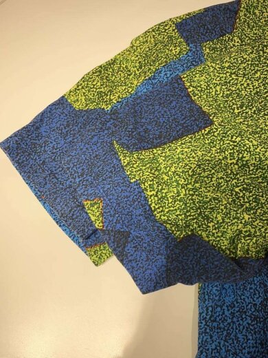 商品画像：18SS/Tシャツ/46/コットン/BLU/総柄/M05GC0114 S23243 6