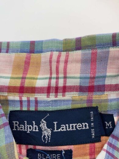 商品画像：BLAKE/半袖シャツ/M/コットン/グリーン/チェック 3