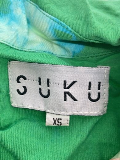 商品画像：SUKU HOME/ルームウェア/セットアップ/XS/レーヨン/GRN/総柄 3