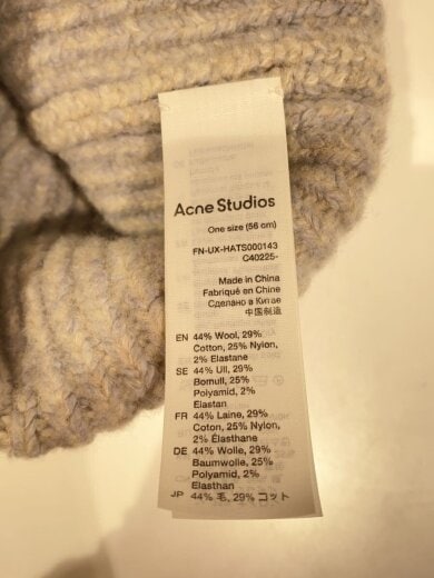 商品画像：ニットキャップ/--/ウール/GRY/無地/レディース/fn-ux-hats000143 5