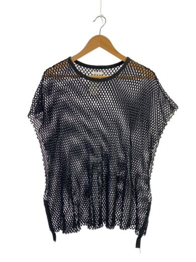 商品画像：25SS/MESH TAPED NO SLEEVE TEE/カットソー/1/コットン/ブラック/NMCU-015 1