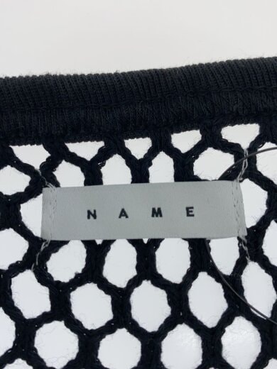 商品画像：25SS/MESH TAPED NO SLEEVE TEE/カットソー/1/コットン/ブラック/NMCU-015 3