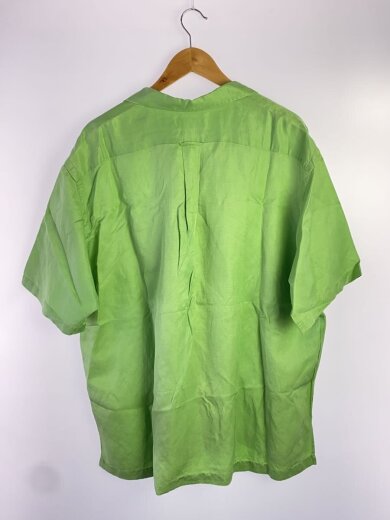 商品画像：CALDWELL/コールドウェル/裾ポニー/オープンカラー/開襟シャツ/XL/シルクリネン/グリーン// 2