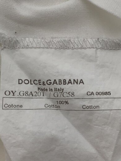 商品画像：Tシャツ/46/コットン/ホワイト/G8A20T/G7C58 4