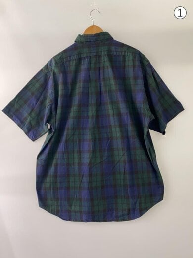 商品画像：BLAKE/ボタンダウン/ブラックウォッチ/半袖シャツ/XL/コットン/NVY/チェック// 2