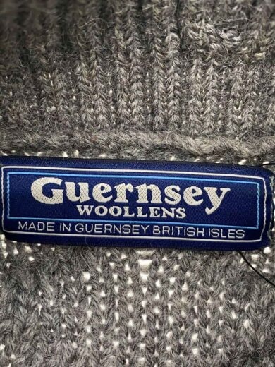 商品画像：アランニット/タートルネックセーター(厚手)/L/ウール/グレー/F14G-01// 3