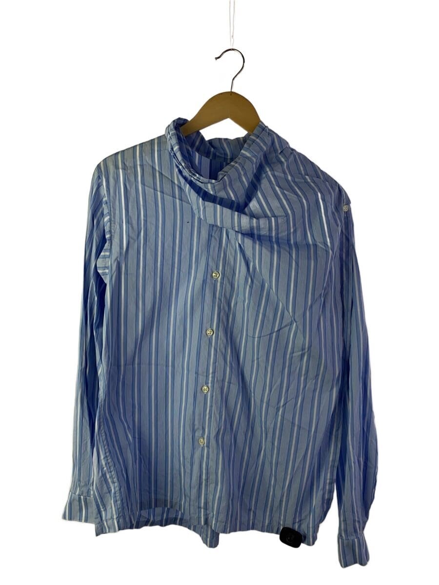 その他ブランド / J.L-A.L/ジェイラル/Macro Shirt/長袖シャツ/M/コットン/ブルー/ストライプ