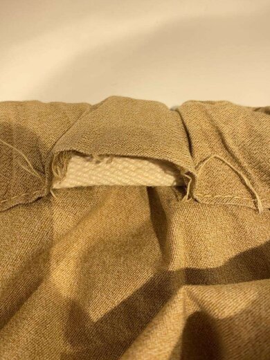 商品画像：40s/イギリス軍/SAS/DRAB TROUSERS/フロントジップ/片爪コの字留/コットン 4