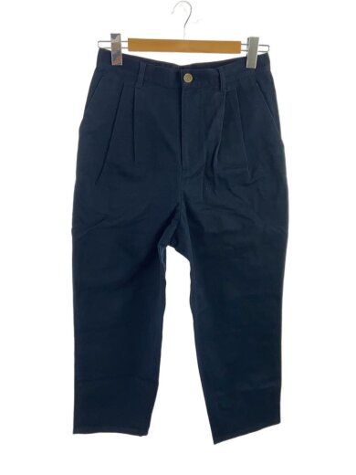 商品画像：2タックストレートパンツ/1/コットン/ネイビー 1