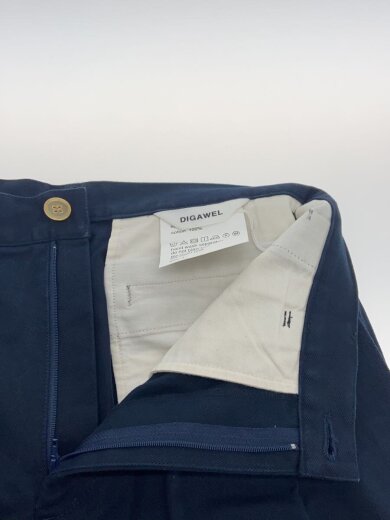 商品画像：2タックストレートパンツ/1/コットン/ネイビー 3