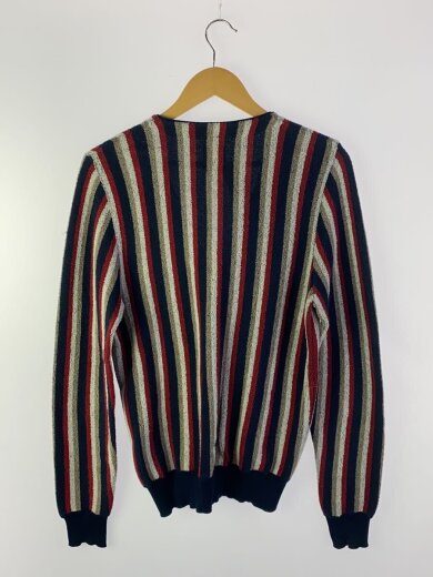 商品画像：マルチストライプカーディガン/46/コットン/NVY/ストライプ/24-15-0114-479 2