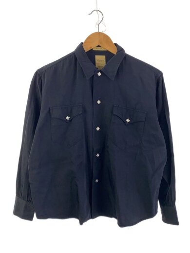 商品画像：ウエスタンシャツ/--/レーヨン/ネイビー 1