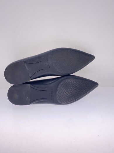 商品画像：ポインテッドトゥ/フラットパンプス/US5.5/BLK/レザー/W34345// 4